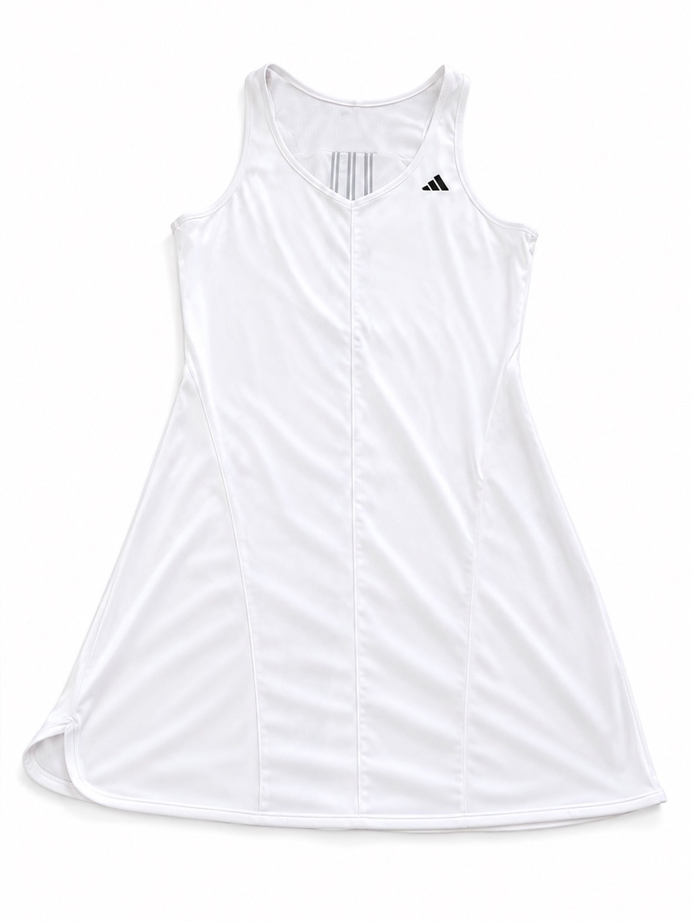 Adidas Climalite Clima365 Tennis Dress White Minimalist Racerback Medium